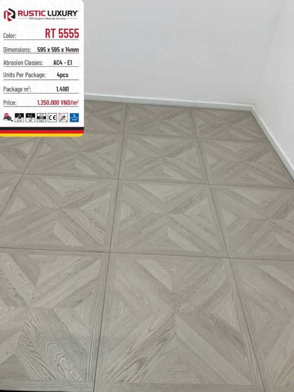 Sàn Gỗ Hoa Văn Rustic Luxury RT 5555