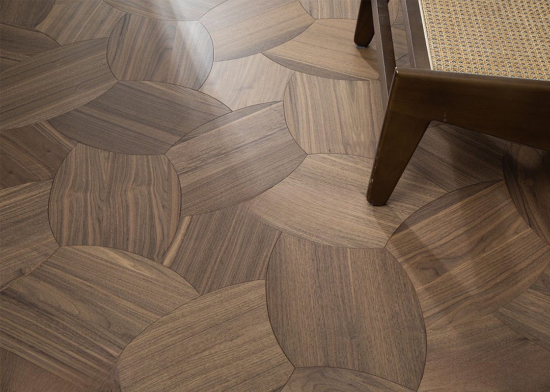 Sàn gỗ hoa văn Leaf Parquet VYXH2801
