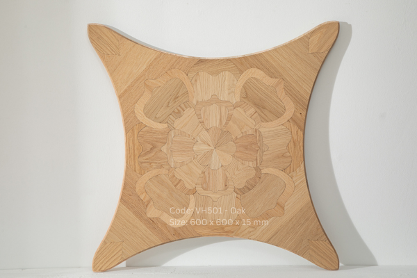 SÀN GỖ HOA VĂN KỸ THUẬT FLOWER PARQUET VH501 - Image 3