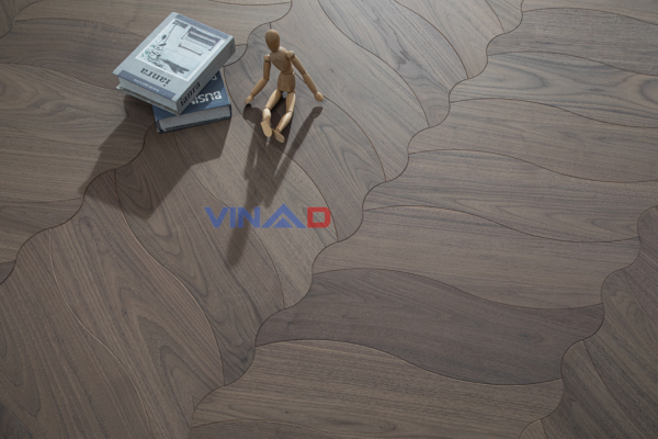 SÀN GỖ HOA VĂN KỸ THUẬT LEAF PARQUET VYXH062 - Image 4